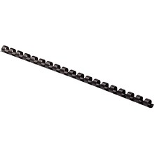 Fellowes 5/16 Plastic Binding Spine Comb, 40 Sheet Capacity, Black, 100/Pack (52507)