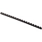Fellowes 5/16" Plastic Binding Spine Comb, 40 Sheet Capacity, Black, 100/Pack (52507)