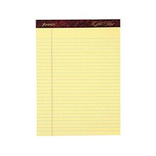 Ampad Gold Fibre Notepads, 8.5 x 11.75, Legal Rule, Canary, 50 Sheets/Pad, 12 Pads/Pack (TOP 20-02