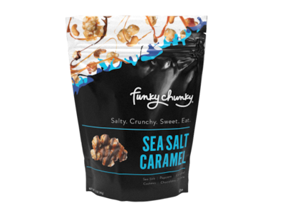 Funky Chunky Gourmet Sea Salt Caramel Popcorn, 5 oz. Bags, 6 Bags/Carton (GGI00036)
