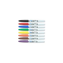 Expo Vis-a-Vis Wet Erase Markers, Fine Point, Assorted, 8/Pack (16078)