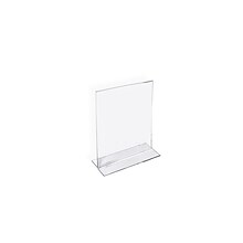 Azar Sign Holders, 4 x 6, Clear Acrylic, 10/Pack (152726)