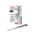 Pentel EnerGel Pearl Deluxe RTX Retractable Gel Pens, Medium Point, Black Ink, Dozen (BL77PW-A)