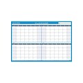 AT-A-GLANCE 90-120 Day 24H x 36W Dry Erase Monthly Wall Calendar, Reversible, Blue (PM239 28)