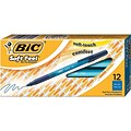 BIC Soft Feel Ballpoint Pens, Medium Point, Blue Ink, Dozen (13101)
