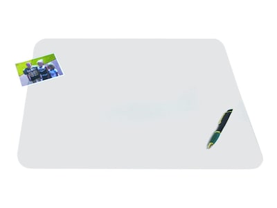 Artistic Krystal View Anti-Slip Plastic Desk Pad, 17 x 12, Frosted (60740M)