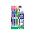 Pilot B2P Colors Bottle 2 Pen Retractable Gel Pens, Fine Point, Assorted Ink, 5/Pack (36621)