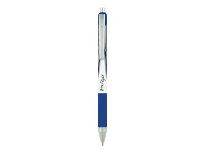 Zebra Z-Grip Flight Retractable Ballpoint Pen, Bold Point, 1.2mm, Blue Ink, Dozen (21920)