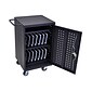 Luxor Lockable 30-Unit Laptop Storage Cabinet, Black Steel (LLTM30-B)