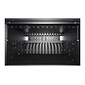 Luxor Lockable 30-Unit Laptop Storage Cabinet, Black Steel (LLTM30-B)