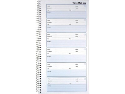 Rediform Detail Message Pad, 10.63" x 5.63", Unruled, White, 100 Sheets/Pad (51113)