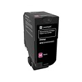 Lexmark 74 Magenta Standard Yield, Return Program Toner Cartridge (74C1SM0)