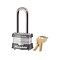 Master Commercial Lock Key Padlock, 4/Box (3DLHCOM)
