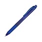 Pentel EnerGel-X RollerGel Retractable Gel Pens, Bold Point, Blue Ink, Dozen (BL110-C)