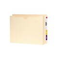 Smead Heavy Duty End Tab Expanding File Jacket, Reinforced Straight-Cut Tab, 2 Expansion, Letter Si