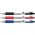 Zebra Z-Grip Retractable Ballpoint Pen, Medium Point, 1.0mm, Assorted Ink, 24 Pack (12224)