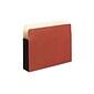 Pendaflex Watershed 30% Recycled File Pocket, 5 1/4" Expansion, Letter Size, Redrope, 10/Box (35344)
