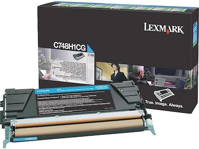 Lexmark C748 Cyan High Yield Toner Cartridge
