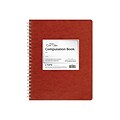 Ampad Gold Fibre Computation Book, 9.37 x 11.75, Quad Ruled, 76 Sheets, Red (TOP 22-157)