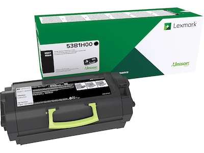 Lexmark 53 Black High Yield Toner Cartridge, Prints Up to 25,000 Pages (53B1H00)