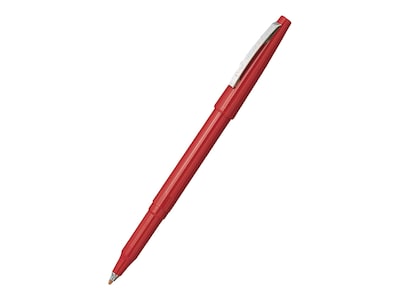 Pentel Rolling Writer Rollerball Pens, Medium Point, Red Ink, Dozen (R100-B)