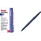 Pentel Rolling Writer Rollerball Pens, Medium Point, Blue Ink, Dozen (R100-C)