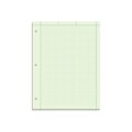 Ampad Engineering Computation Pad, 8.5 x 11, Graph Ruled, Green tint, 200 Sheets/Pad (TOP22-144)