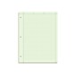 Ampad Engineering Computation Pad, 8.5" x 11", Graph Ruled, Green tint, 200 Sheets/Pad (TOP22-144)