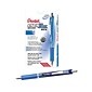 Pentel EnerGel Deluxe RTX Retractable Gel Pens, Needle Tip Medium Point, Blue Ink, Dozen (BLN77-C)