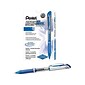 Pentel EnerGel Deluxe Gel Pens, Medium Point, Blue Ink, Dozen (BL57-C)