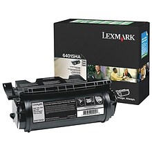 Lexmark 64015HA Black High Yield Toner Cartridge