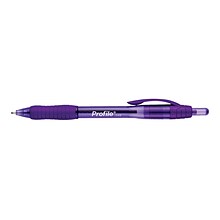 Paper Mate Profile Retractable Ballpoint Pen, Bold Point, Purple Ink, Dozen (35830)