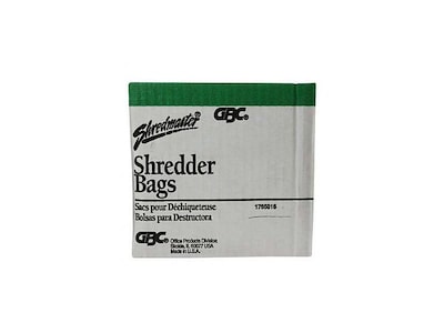 Swingline Shredder Bags, 8 Gal., 100/Box (1765016)