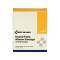 First Aid Only Knuckle Fabric Bandages, 2.5 x 3.25, 40/Box (G124)