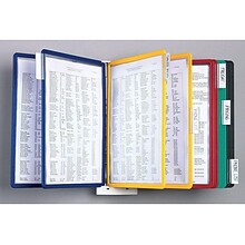 DURABLE SHERPA Wall Reference System,  8.5 x 11, Assorted Plastic (554100)