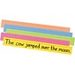 Pacon Sentence & Learning Strips, 3" x 24", Super-Bright Assorted Colors, 100/Pack (1733)