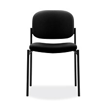 HON Scatter Fabric Stacking Guest Chair, Black (BSXVL606VA10)