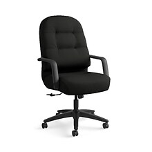 HON Pillow-Soft Leather Executive Chair, Black (HON2091SR11T)