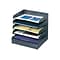 Safco 5-Compartments Steel File Organizer, Black (3127BL)