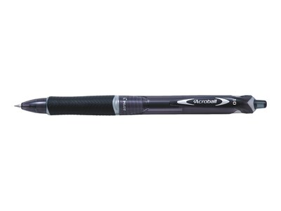Pilot Acroball Colors Advanced Ink Retractable Ballpoint Pens, Medium Point, Black Ink, Dozen (31810)