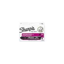 Sharpie Flip Chart Water Based Marker, Bullet Tip, Assorted, 4/Pack (22474)