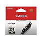 Canon 251 Black Standard Yield Ink Cartridge  (6513B001)