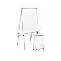 Quill Brand® Dry Erase Easel, Silver Steel (28841-US/CC)