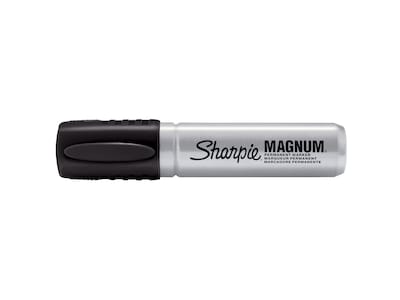Sharpie Magnum Permanent Markers, XL Chisel Tip, Black, 72/Pack (44001)