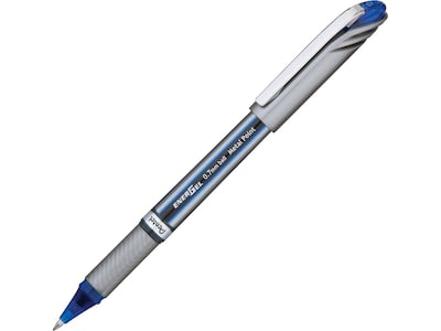 Pentel EnerGel NV Gel Pens, Medium Point, Blue Ink, Dozen (BL27-C)