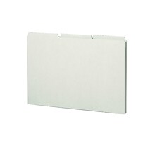 Smead Pressboard Guides, 1/3-Cut Tab (Blank), Legal Size, Gopher Green, 50/Box (52334)