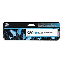 HP 980 Cyan Standard Yield Ink Cartridge   (D8J07A)