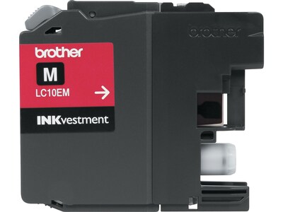 Brother LC 10 Magenta Ink Cartridge, Extra High Yield  (LC10EM)