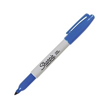 Sharpie Permanent Marker, Fine Tip, Blue (30003)