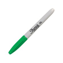 Sharpie Permanent Marker, Fine Tip, Green (30004)